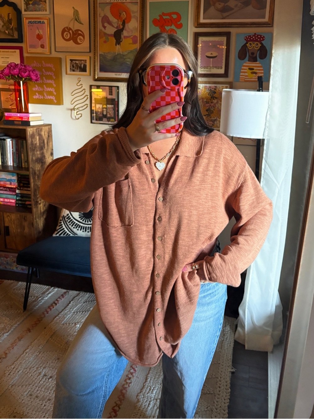Free People Zuma Long Sleeve Linen Blend Button-Up